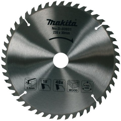 Makita ostrze do piły tarczowej D-03931 23,5 cm 1 szt.