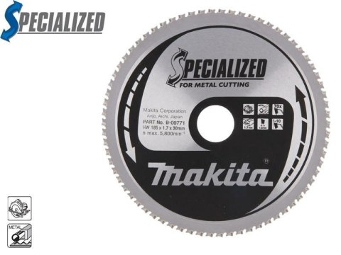 Makita piła tarczowa 185x30x70z Specjalized Metal Makita piła tarczowa 185x30x70z Specjalized Metal