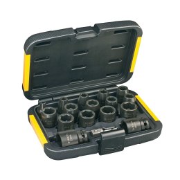 Nasadki udarowe Dewalt DT7506 ( 6mm,8mm,10mm,11mm,12mm,13mm,14mm,16mm,17mm,18mm,19mm,20mm,21mm,22mm,27mm 17szt.)