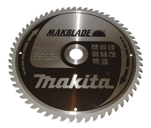 Piła tarczowa Makita 305x30x60z Makblade Drewno