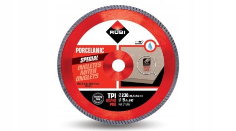 RUBI Tarcza diamentowa TPI 230 SUPERPRO RUBI Tarcza diamentowa TPI 230 SUPERPRO