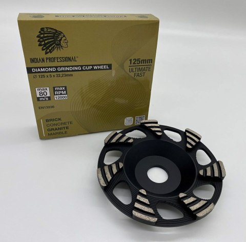 TARCZA DIAMENTOWA SZLIFIERSKA 125mm ULTIMATE FAST INDIAN PROFESSIONAL TARCZA DIAMENTOWA SZLIFIERSKA 125mm ULTIMATE FAST INDIAN PROFESSIONAL