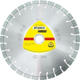 Tarcza diamentowa segmentowa 230mm x 2,6mm x 22,2mm DT600U beton zbrojony, krótki ząb (20mm)