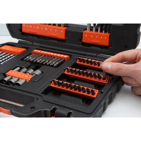 Zestaw wierteł i bitów 76szt. A7231-XJ Black+Decker Zestaw wierteł i bitów 76szt. A7231-XJ Black+Decker