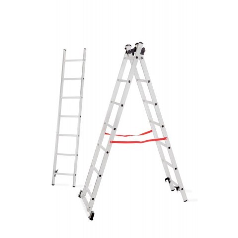 AWTOOLS drabina aluminiowa BASIC 3x6 STOPNI 150kg AWTOOLS drabina aluminiowa BASIC 3x6 STOPNI 150kg