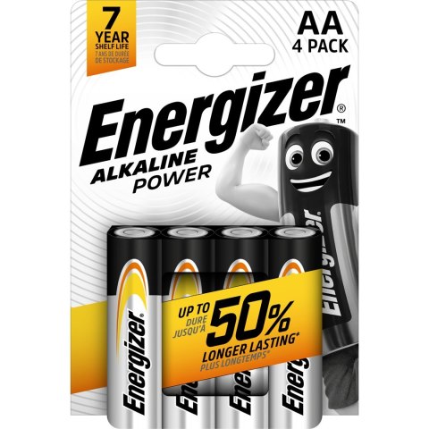 ENERGIZER BATERIA ALKALINE POWER AA LR6 blister 4 szt. ENERGIZER BATERIA ALKALINE POWER AA LR6 blister 4 szt.