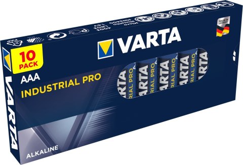 VARTA BATERIA ALKALICZNE LR3 AAA INDUSTRIAL 10 SZT VALUE PACK. VARTA BATERIA ALKALICZNE LR3 AAA INDUSTRIAL 10 SZT VALUE PACK.
