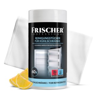 Wilgotne ściereczki do czyszczenia lodówek Frischer 60 szt