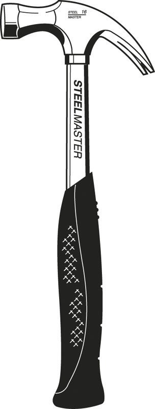 Stanley 1-51-031 młotek ciesielski Czarny, Stal nierdzewna