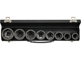 Yato YT-1115 Gniazdo udarowe Wpływ socket set Czarny