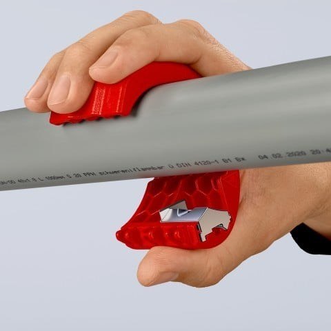 KNIPEX ręczny obcinak do rur PCV i tulejek uszczelniających KNIPEX ręczny obcinak do rur PCV i tulejek uszczelniających