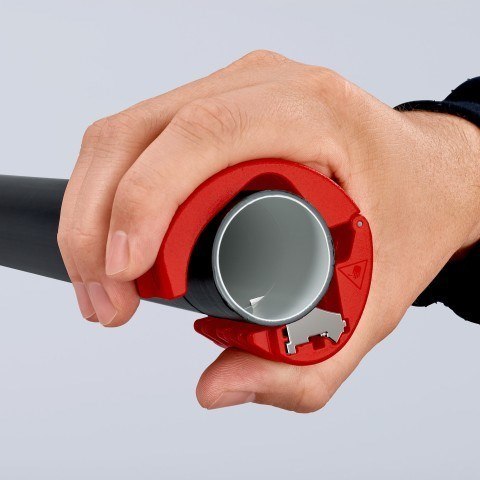 KNIPEX ręczny obcinak do rur PCV i tulejek uszczelniających KNIPEX ręczny obcinak do rur PCV i tulejek uszczelniających