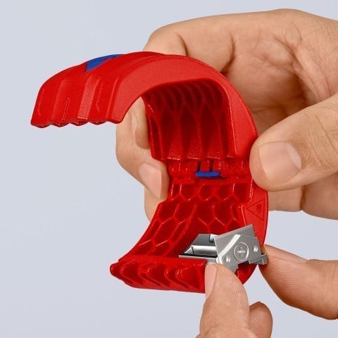 KNIPEX ręczny obcinak do rur PCV i tulejek uszczelniających KNIPEX ręczny obcinak do rur PCV i tulejek uszczelniających