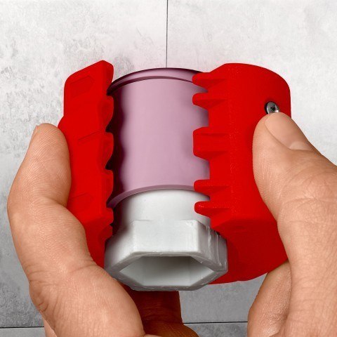 KNIPEX ręczny obcinak do rur PCV i tulejek uszczelniających KNIPEX ręczny obcinak do rur PCV i tulejek uszczelniających