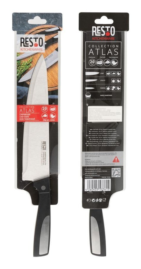 Resto Kitchenware 95320 nóź kuchenny Stal nierdzewna 1 szt. Nóż szefa kuchni Resto Kitchenware 95320 nóź kuchenny Stal nierdzewna 1 szt. Nóż szefa kuchni