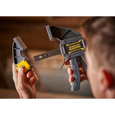 Zacisk stolarski Stanley FATMAX L 60 cm Czarny, Żółty Zacisk stolarski Stanley FATMAX L 60 cm Czarny, Żółty