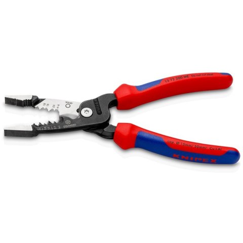 Knipex 13 72 200 ME narzędzie do zdejmowania izolacji Czarny, Niebieski, Czerwony, Stal nierdzewna Knipex 13 72 200 ME narzędzie do zdejmowania izolacji Czarny, Niebieski, Czerwony, Stal nierdzewna