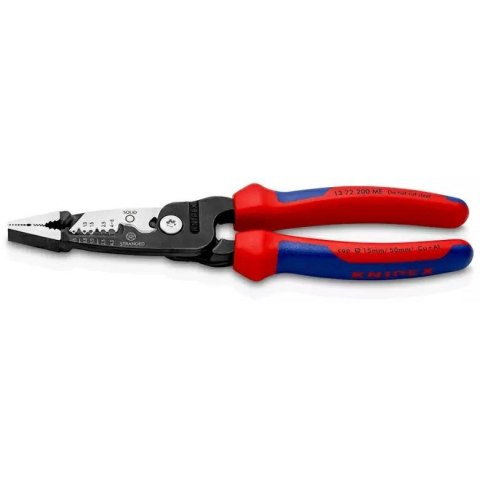 Knipex 13 72 200 ME narzędzie do zdejmowania izolacji Czarny, Niebieski, Czerwony, Stal nierdzewna Knipex 13 72 200 ME narzędzie do zdejmowania izolacji Czarny, Niebieski, Czerwony, Stal nierdzewna