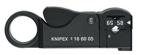 Knipex 16 60 05 narzędzie do zdejmowania izolacji Czarny Knipex 16 60 05 narzędzie do zdejmowania izolacji Czarny