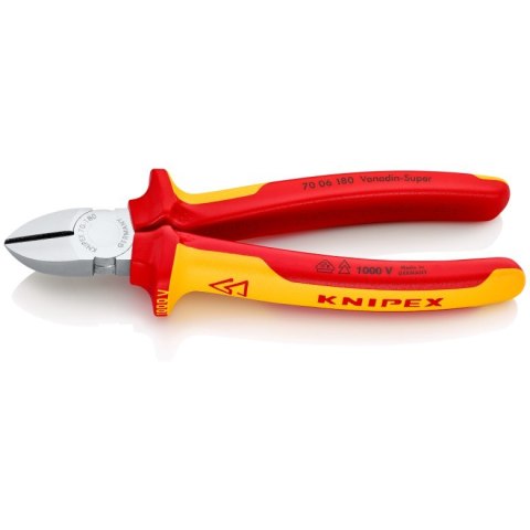 Knipex 70 06 180 szczypce Szczypce tnące ukośne Knipex 70 06 180 szczypce Szczypce tnące ukośne