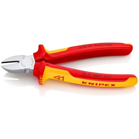 Knipex 70 06 180 szczypce Szczypce tnące ukośne Knipex 70 06 180 szczypce Szczypce tnące ukośne