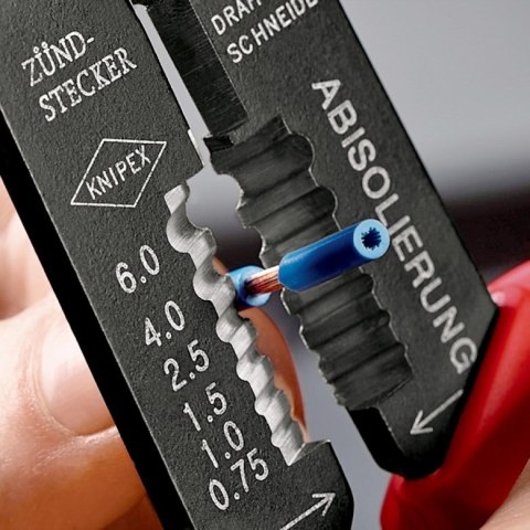 Knipex 97 32 240 zaciskarka kablowa Narzędzie do zaciskania Czarny, Niebieski, Czerwony Knipex 97 32 240 zaciskarka kablowa Narzędzie do zaciskania Czarny, Niebieski, Czerwony