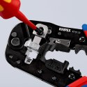 Knipex 97 51 13 zaciskarka kablowa Narzędzie do zaciskania Czarny, Niebieski, Czerwony