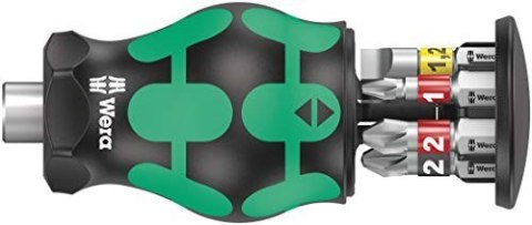 Wera Kraftform Kompakt Stubby Magazin 2 Śrubokręt z wymiennymi końcówkami Prosty śrubokręt Wera Kraftform Kompakt Stubby Magazin 2 Śrubokręt z wymiennymi końcówkami Prosty śrubokręt