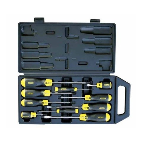 Wkrętaki cushion grip zestaw 10 sztuk (płaskie + Philips) Wkrętaki cushion grip zestaw 10 sztuk (płaskie + Philips)