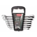 ROCKFORCE KLUCZ PŁASKO-O.GRZ/KPL 7szt. 8-19mm