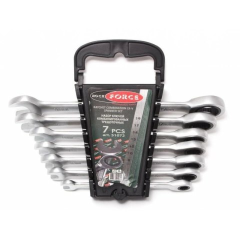 ROCKFORCE KLUCZ PŁASKO-O.GRZ/KPL 7szt. 8-19mm ROCKFORCE KLUCZ PŁASKO-O.GRZ/KPL 7szt. 8-19mm