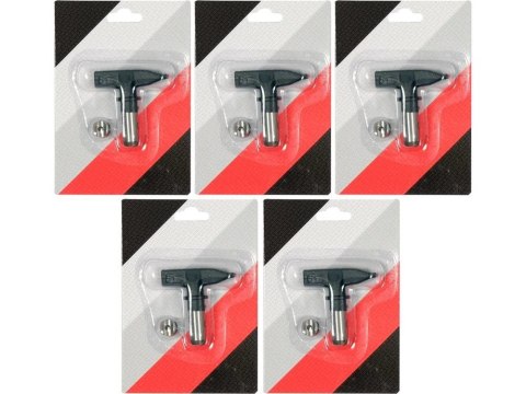 YT. Dysze do agregatów malarskich, zestaw 5 sztuk (513, 515, 517, 519, 521)