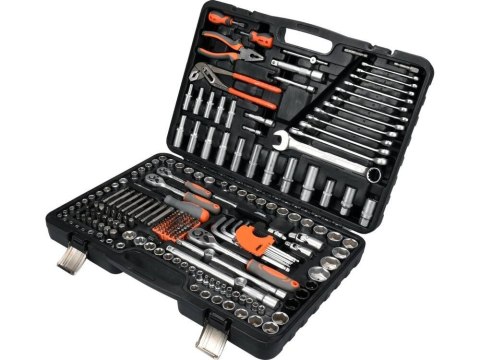 Zestaw kluczy 225 elementów 1/2"/3/8"/1/4" STHOR 58693