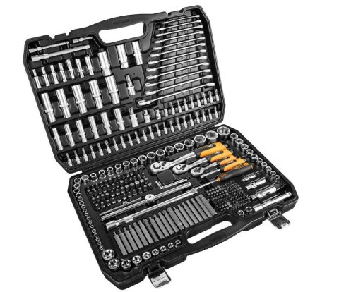 Zestaw kluczy Neo Tools 300 elementów 1/2", 3/8", 1/4" Zestaw kluczy Neo Tools 300 elementów 1/2", 3/8", 1/4"