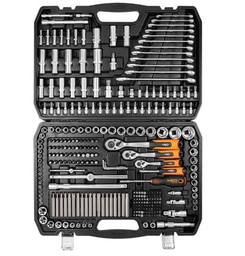 Zestaw kluczy Neo Tools 300 elementów 1/2", 3/8", 1/4" Zestaw kluczy Neo Tools 300 elementów 1/2", 3/8", 1/4"