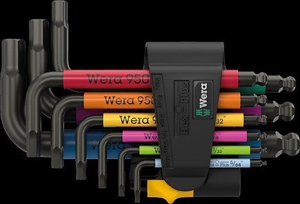 Zestaw kluczy trzpieniowych 950/9 Hex-Plus multicolour 9CZR Zestaw kluczy trzpieniowych 950/9 Hex-Plus multicolour 9CZR