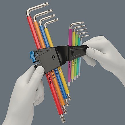 Zestaw kluczy trzpieniowych Torx 3967/9 TX SXL Multicolour Zestaw kluczy trzpieniowych Torx 3967/9 TX SXL Multicolour