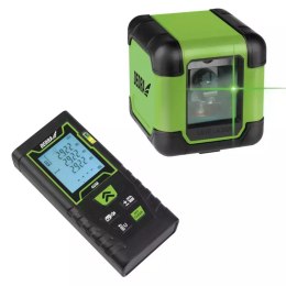 Zestaw laser krzyżowy green + dalmierz 40M