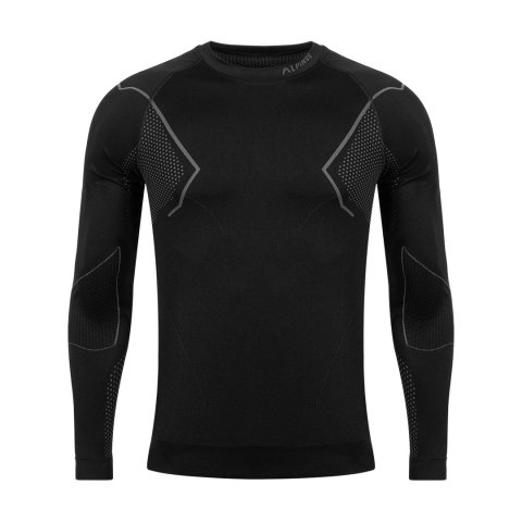 Bluza termoaktywna męska Alpinus Active Base Layer czarno-szara GT43189 S Bluza termoaktywna męska Alpinus Active Base Layer czarno-szara GT43189 S