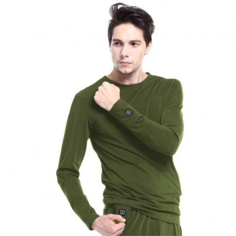 Bluza z ogrzewaniem Glovii GJ1CL (L; kolor zielony) Bluza z ogrzewaniem Glovii GJ1CL (L; kolor zielony)