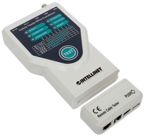 INTELLINET TESTER OKABLOWANIA 5-W-1 RJ11/RJ45/USB/1394/BNC 780094 INTELLINET TESTER OKABLOWANIA 5-W-1 RJ11/RJ45/USB/1394/BNC 780094