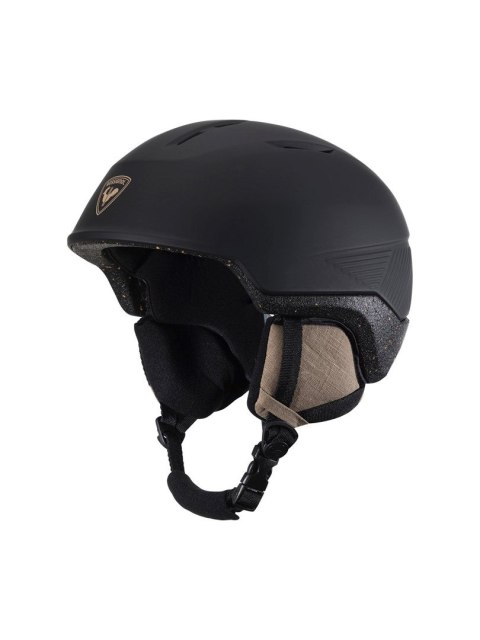 Kask narciarski Rossignol FIT IMPACTS ESSENTIAL BLACK czarny Kask narciarski Rossignol FIT IMPACTS ESSENTIAL BLACK czarny
