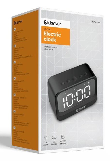 Denver EC-53B budzik Cyfrowy budzik Czarny