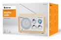 Denver TR-63LW radio Osobisty Analogowy Bambusowy, Srebrny