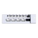 Lian Li EDGE HUB, 4x USB, 6x PWM - biały