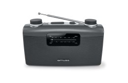 Muse M-058 R Przenośny Analogowy Czarny, Szary