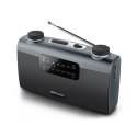 Muse M-058 R Przenośny Analogowy Czarny, Szary