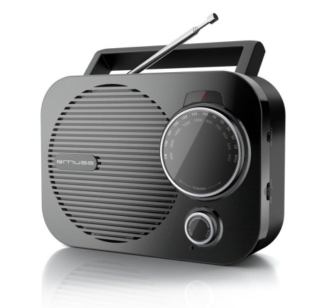 Przenośne Radio Muse M-050 R, Czarny