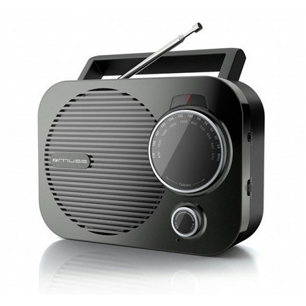 Przenośne Radio Muse M-050 R, Czarny Przenośne Radio Muse M-050 R, Czarny
