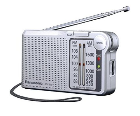 Radio kieszonkowe kompaktowe Panasonic RF-P150DEG-S (kolor srebrny)